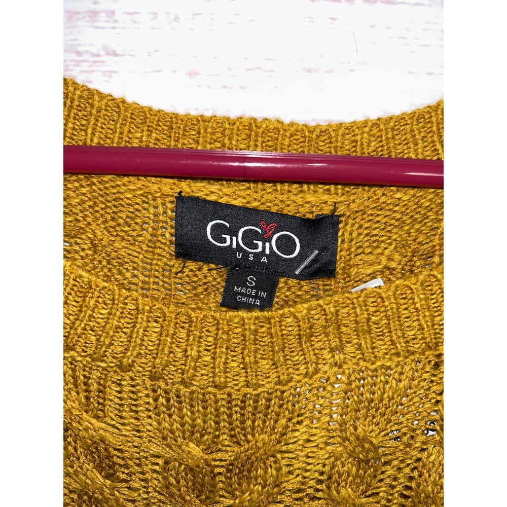 Ggio Golden Brown Knit Maxi Dress Size Small - Picture 5 of 6